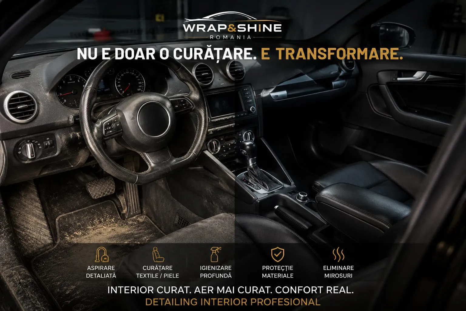 De ce detailingul interior nu este „doar o curățare”